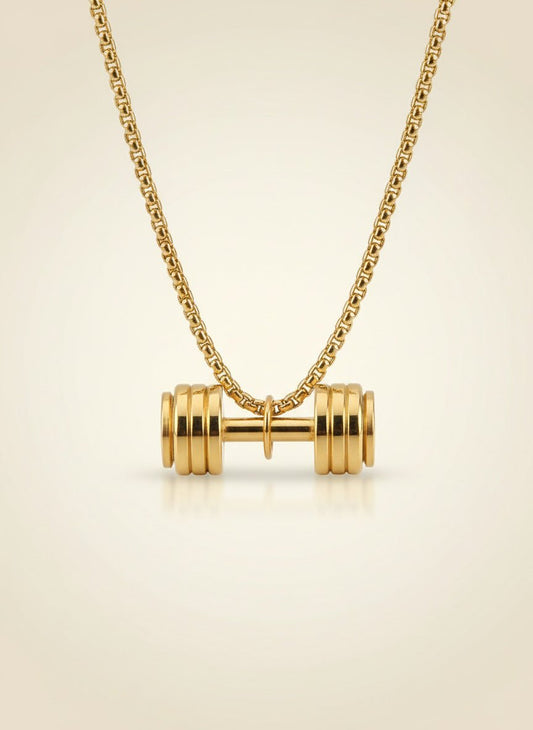 Atlas Dumbbell Pendant Necklace - Myglova