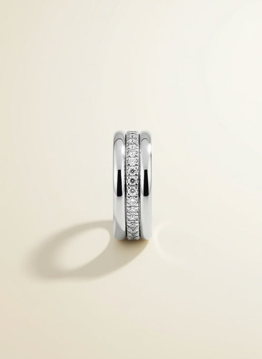 Lumière Line Zircon Ring - Myglova