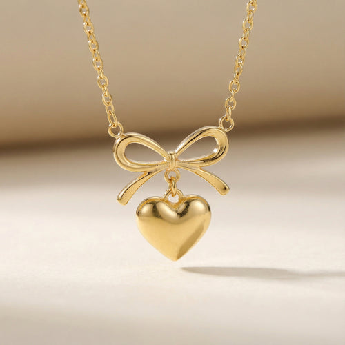 Minimalist Heart Necklace (Everyday Pendant)