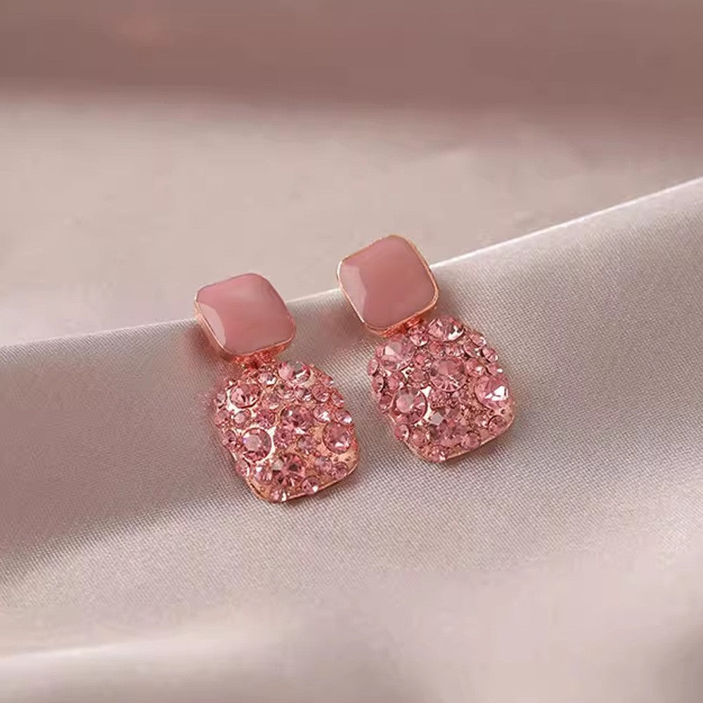 Lustre Cube Stud Earrings