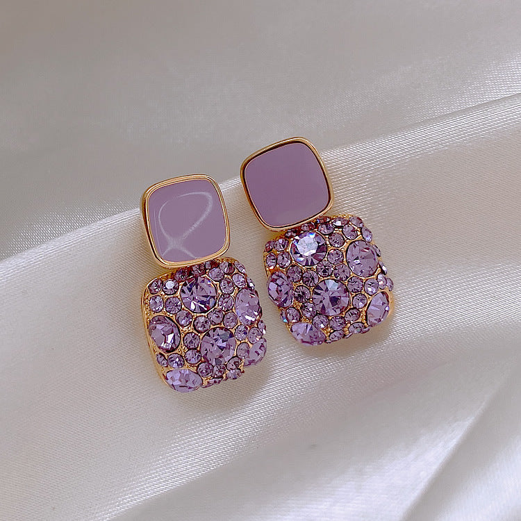 Lustre Cube Stud Earrings