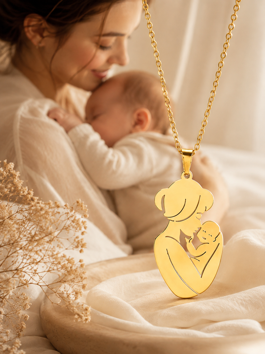Always With You™ Mother & Baby Necklace