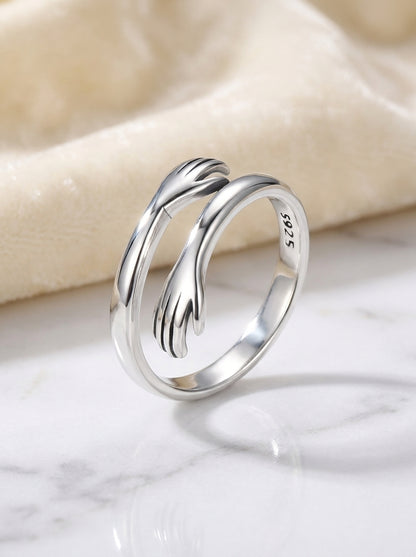 925 sterling silver Embrace Hug Ring jewelry photo