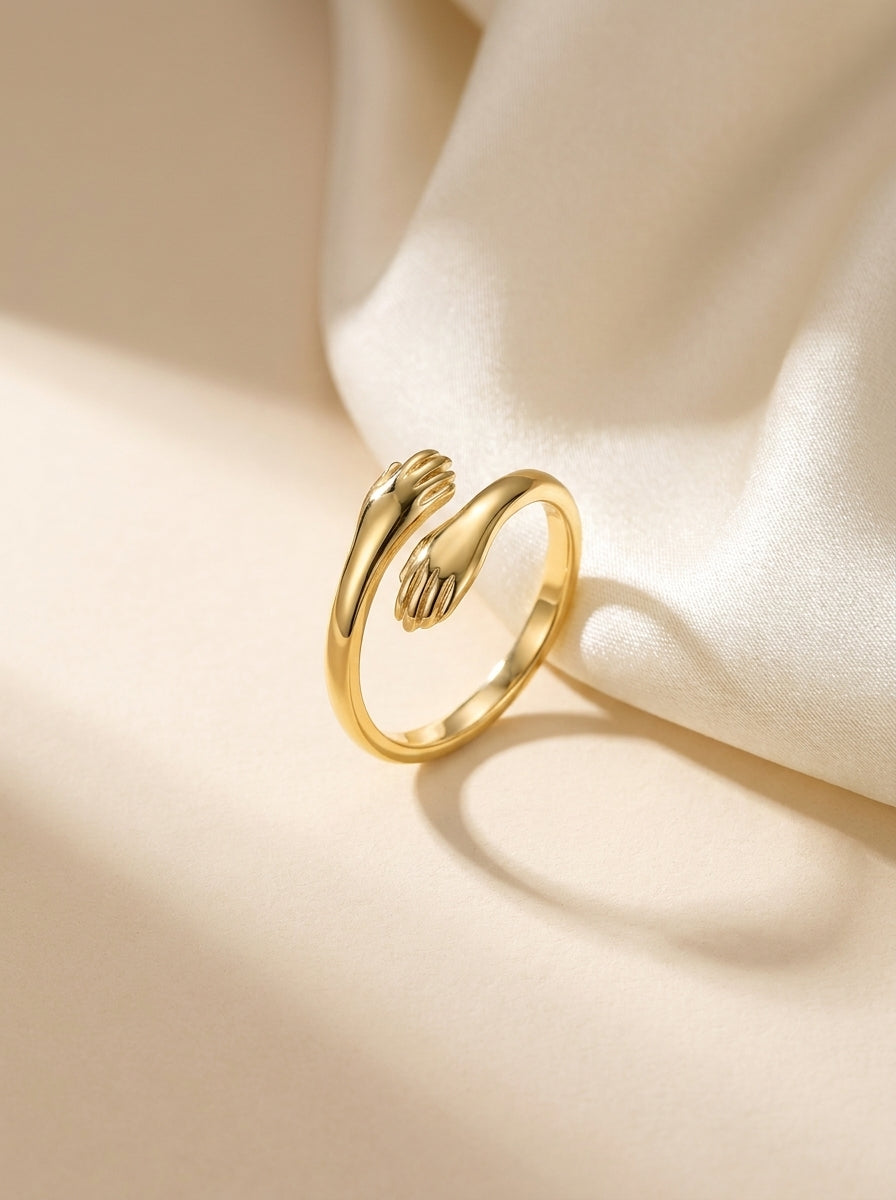 The Embrace Hug Ring — 925 Sterling Silver