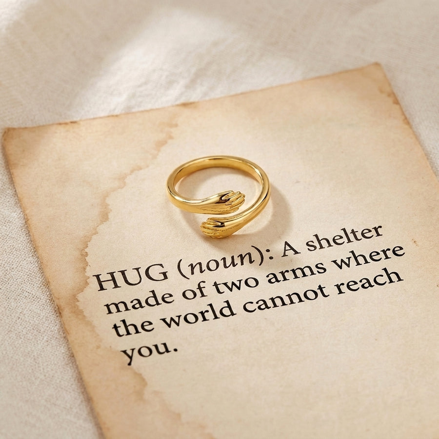 The Embrace Hug Ring — 925 Sterling Silver