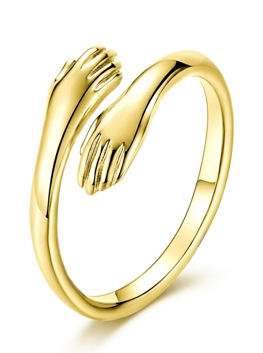 The Embrace Hug Ring — 925 Sterling Silver