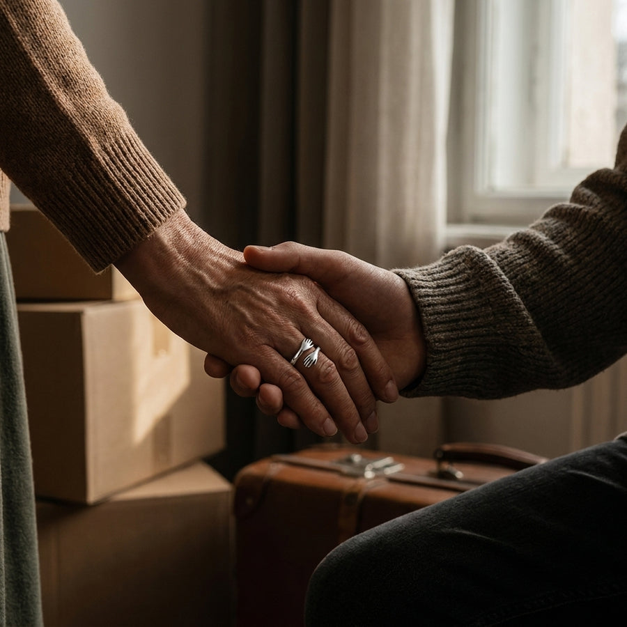 The Embrace Hug Ring — 925 Sterling Silver
