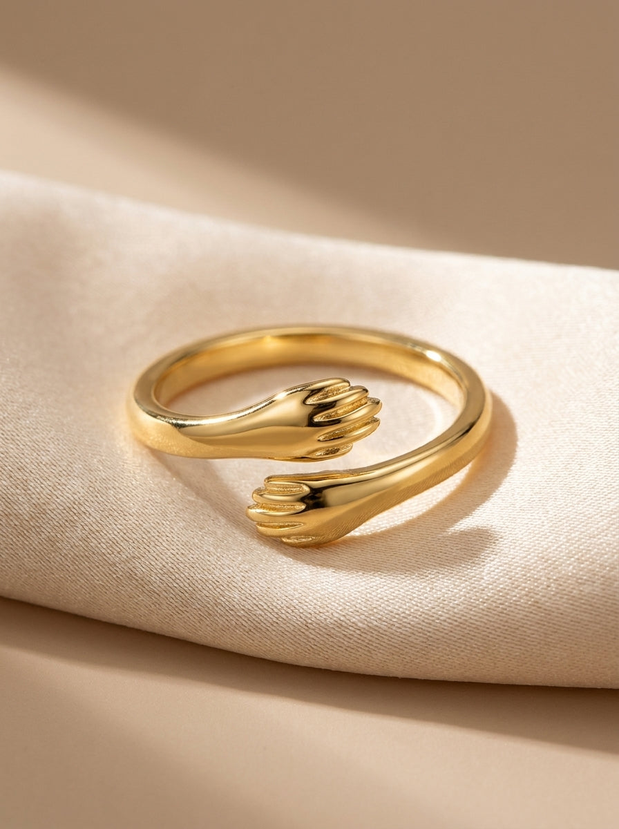 The Embrace Hug Ring — 925 Sterling Silver