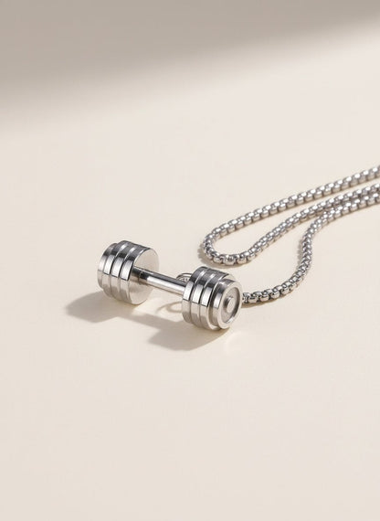 Atlas Dumbbell Pendant Necklace - Myglova