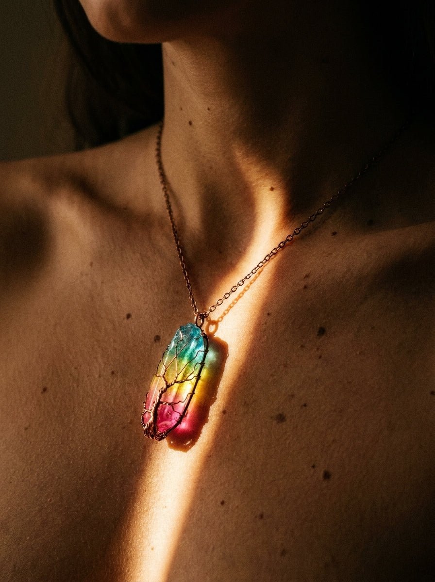 Aura Balance™ Tree of Life Crystal Necklace - Myglova