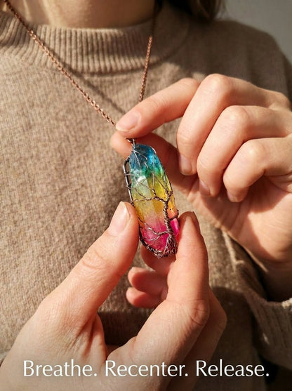Aura Balance™ Tree of Life Crystal Necklace - Myglova