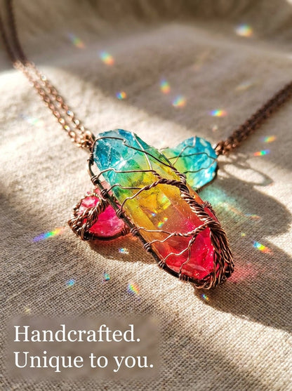 Aura Balance™ Tree of Life Crystal Necklace - Myglova