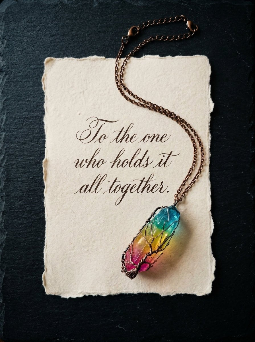 Aura Balance™ Tree of Life Crystal Necklace - Myglova