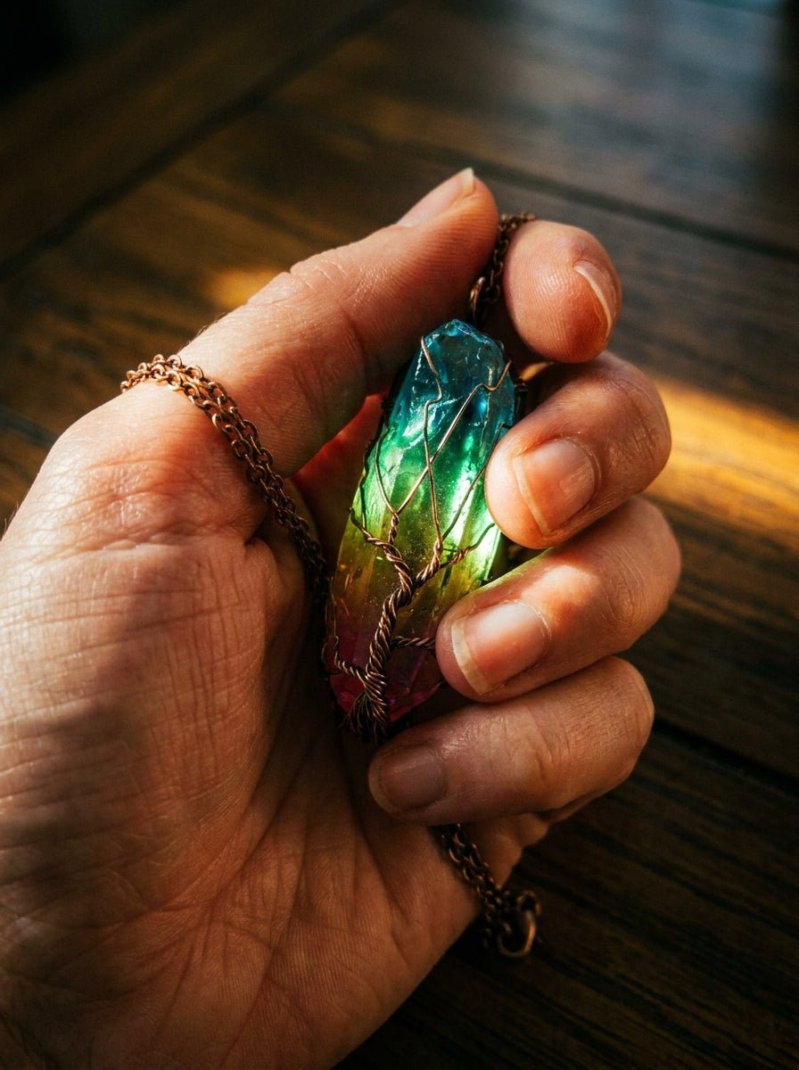 Aura Balance™ Tree of Life Crystal Necklace - Myglova