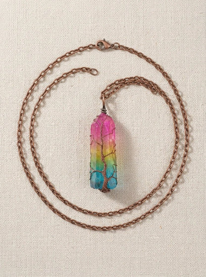 Aura Balance™ Tree of Life Necklace A spiritual symbol of growth, protection & interconnection - Myglova