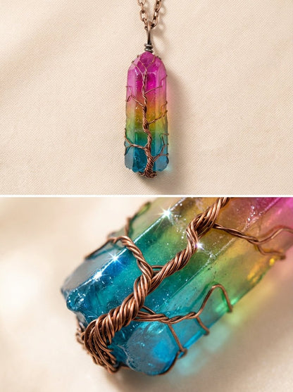 Aura Balance™ Tree of Life Necklace A spiritual symbol of growth, protection & interconnection - Myglova