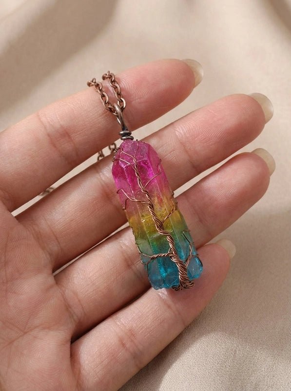 Aura Balance™ Tree of Life Necklace A spiritual symbol of growth, protection & interconnection - Myglova