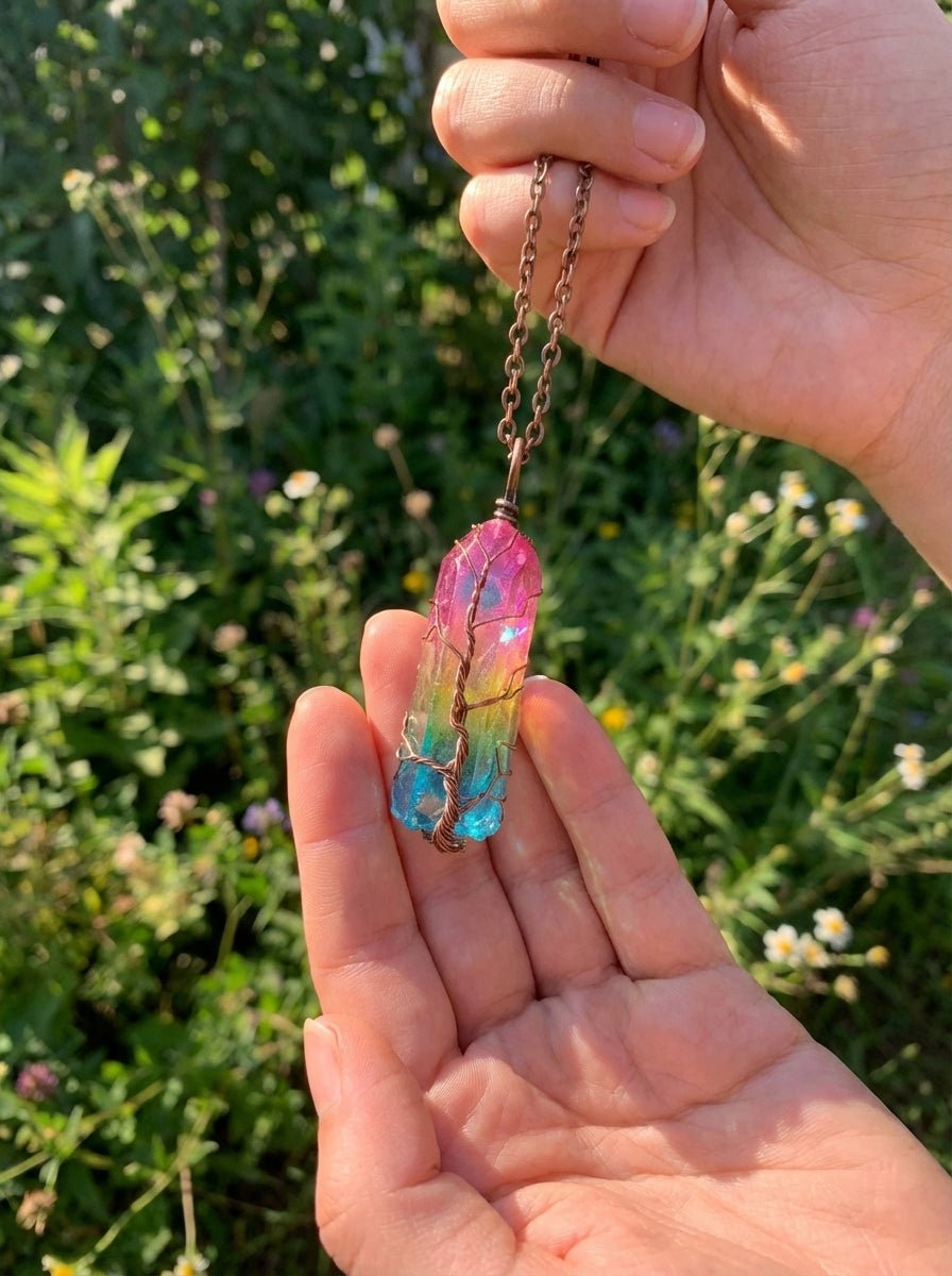 Aura Balance™ Tree of Life Necklace A spiritual symbol of growth, protection & interconnection - Myglova