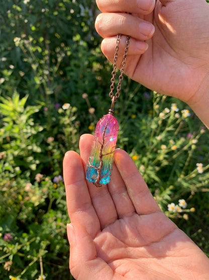 Aura Balance™ Tree of Life Necklace A spiritual symbol of growth, protection & interconnection - Myglova