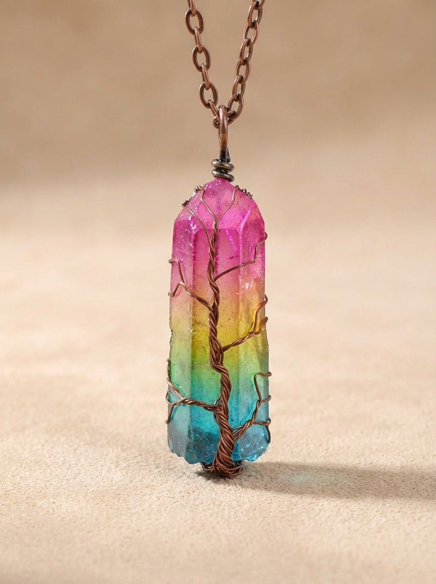 Aura Balance™ Tree of Life Necklace A spiritual symbol of growth, protection & interconnection - Myglova