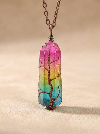 Aura Balance™ Tree of Life Necklace A spiritual symbol of growth, protection & interconnection - Myglova