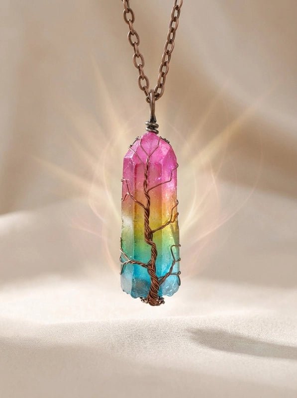 Aura Balance™ Tree of Life Necklace A spiritual symbol of growth, protection & interconnection - Myglova