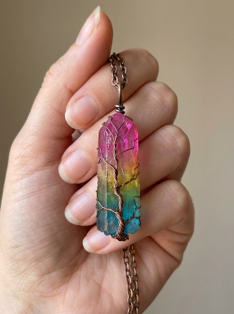 Aura Balance™ Tree of Life Necklace A spiritual symbol of growth, protection & interconnection - Myglova