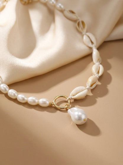 Baroque Faux Pearl Necklace — Everyday Statement - Myglova