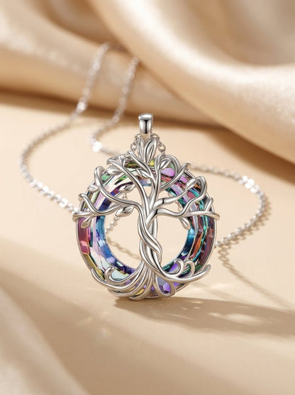 Delicate Tree of Life Necklace — Rose Gold Plated - Myglova