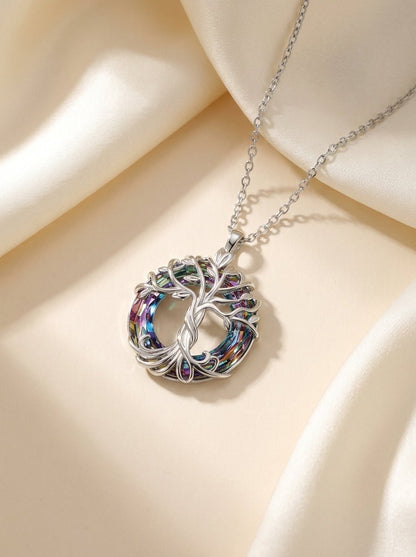 Delicate Tree of Life Necklace — Rose Gold Plated - Myglova