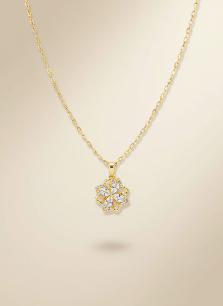 Fortuna Rotating Clover Necklace - Myglova