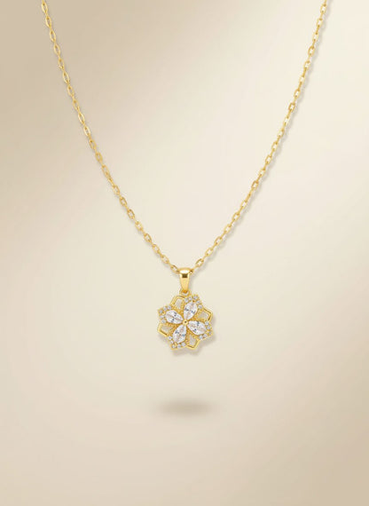 Fortuna Rotating Clover Necklace - Myglova