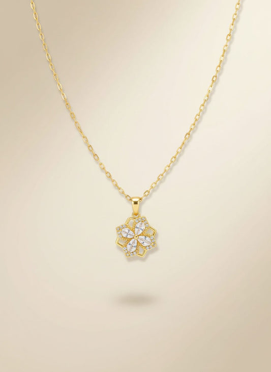 Fortuna Rotating Clover Necklace - Myglova