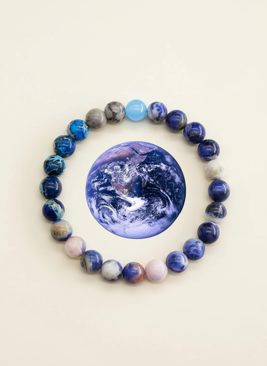 Orbit Stone Bead Bracelet