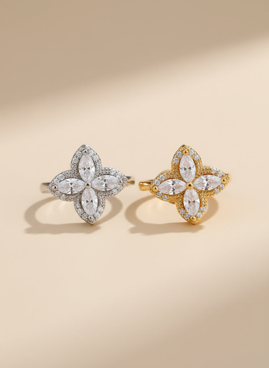 Serenity Bloom Rotating Ring