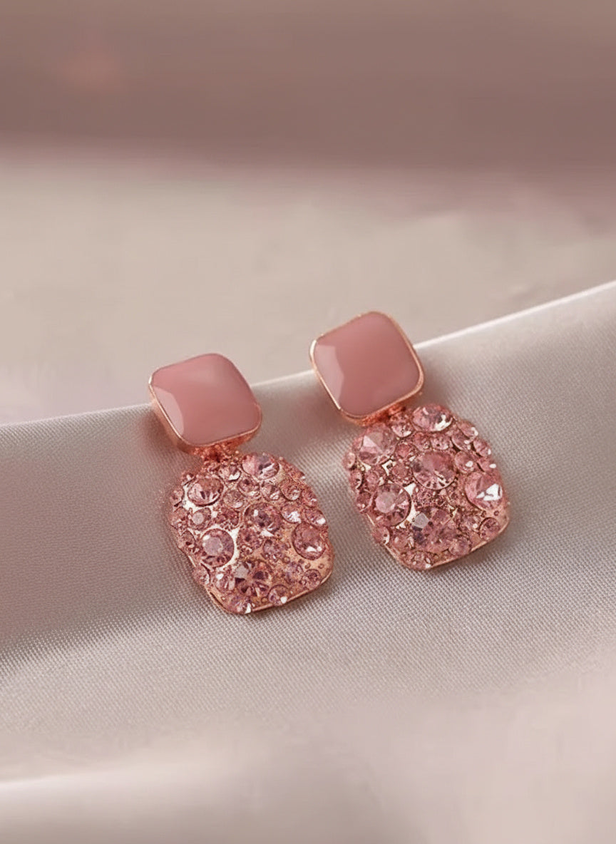 Lustre Cube Stud Earrings