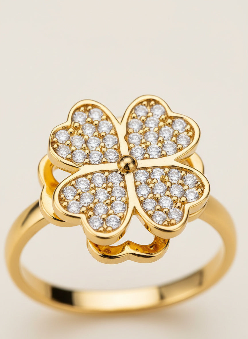 Serenity Bloom Rotating Ring