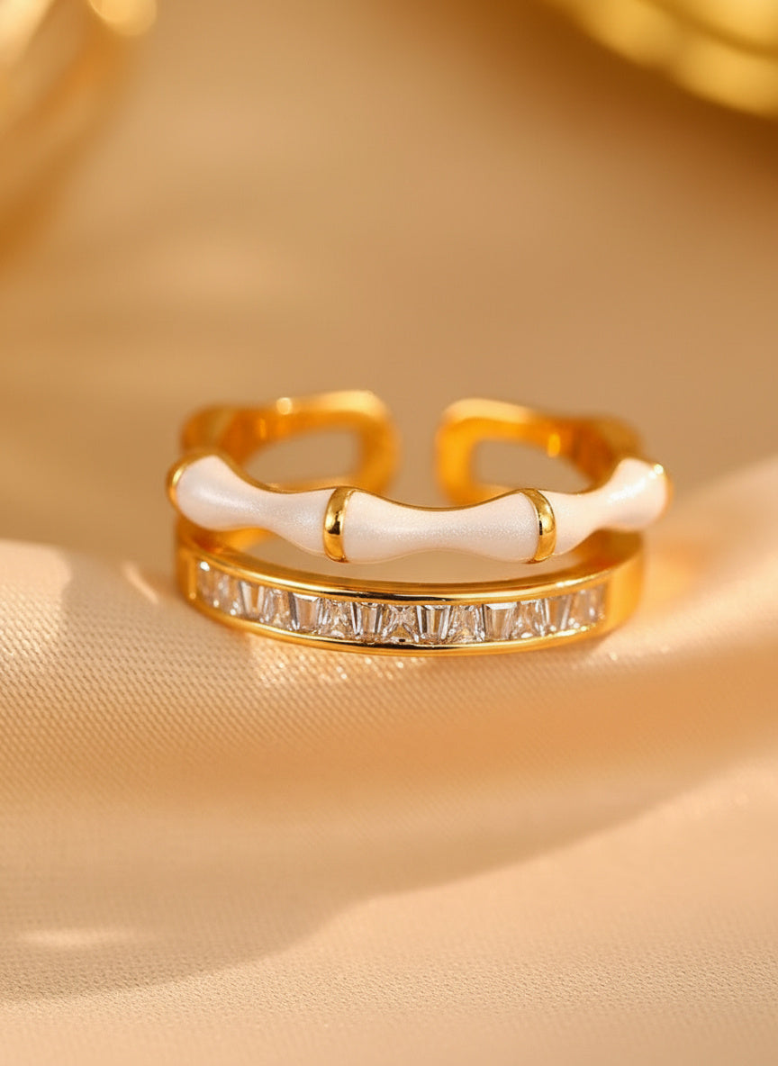 Verdant Bloom Open Ring