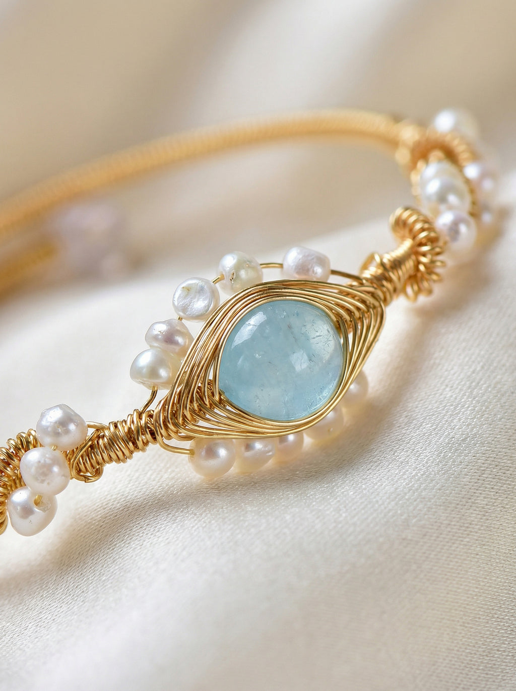 Aurielle Pearl Heart Bracelet