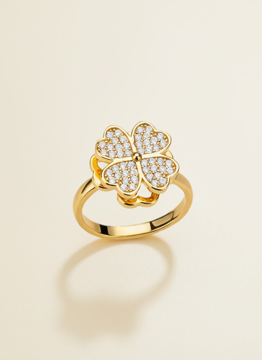 Serenity Bloom Rotating Ring