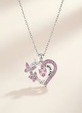 Amora Butterfly Heart Necklace