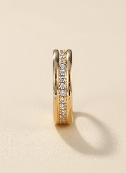Lumière Line Zircon Ring - Myglova