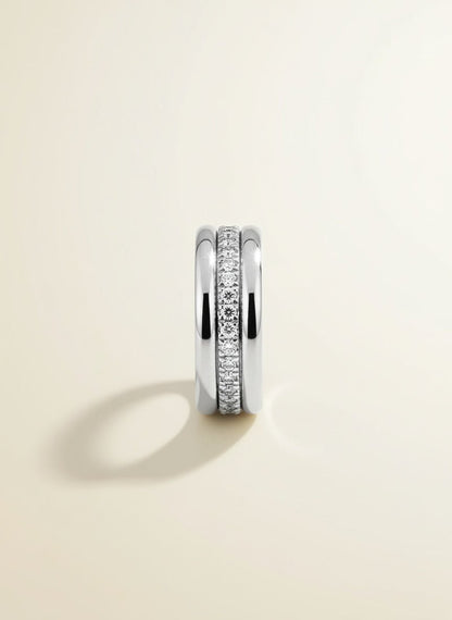 Lumière Line Zircon Ring - Myglova