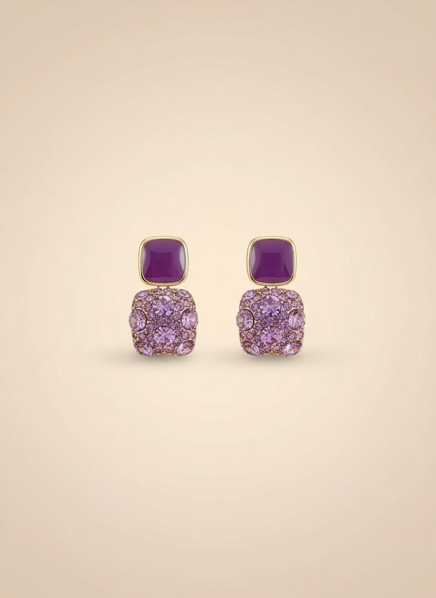 Lustre Cube Stud Earrings - Myglova