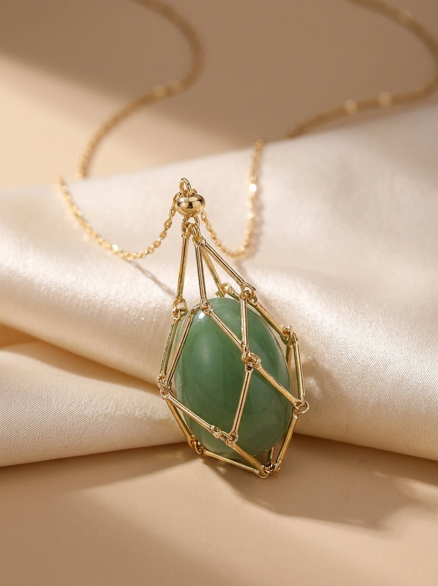Natural Crystal Pendant Necklace — Everyday Boho - Myglova