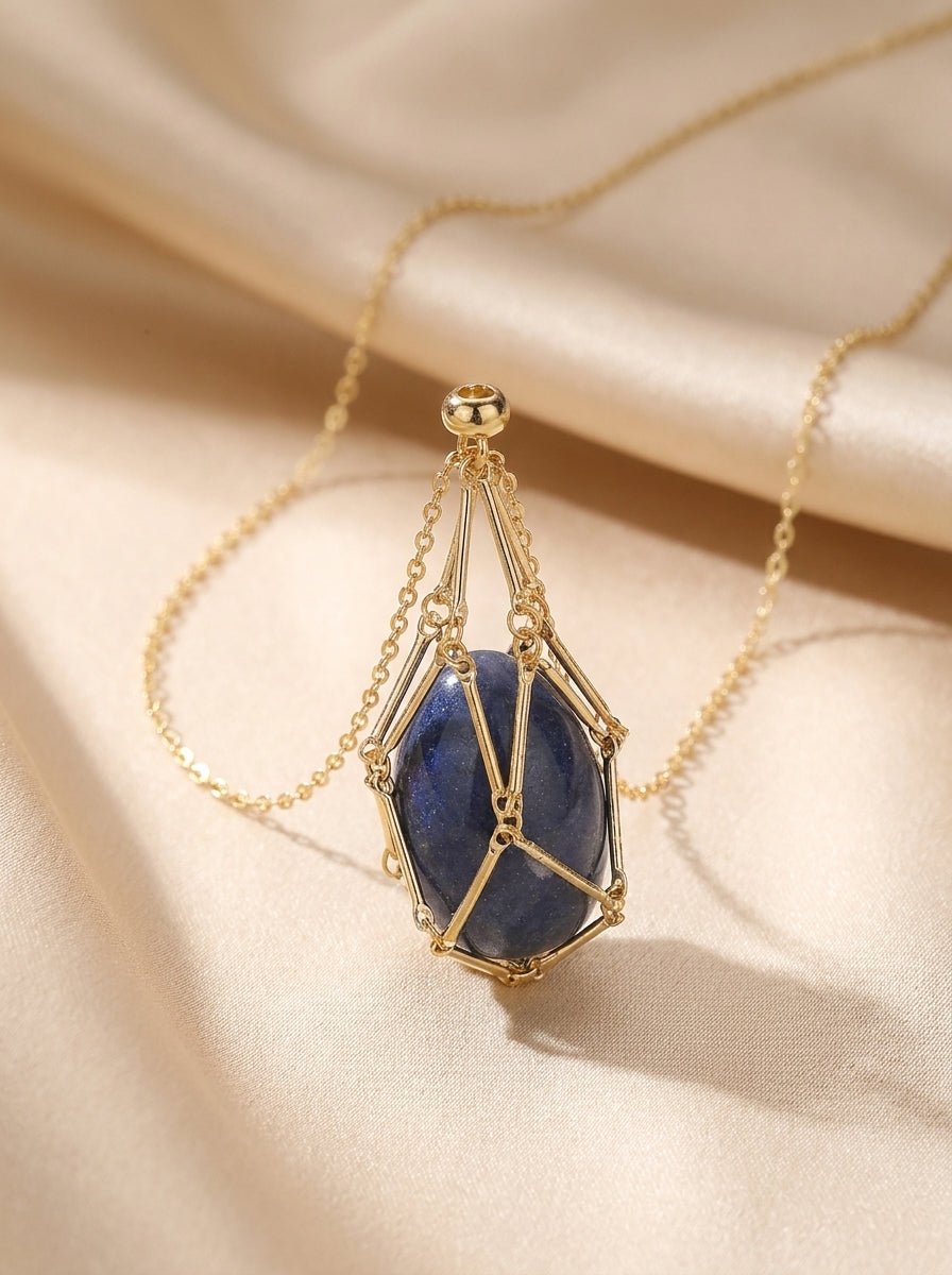 Natural Crystal Pendant Necklace — Everyday Boho - Myglova