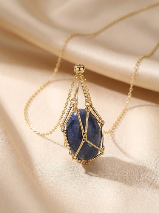 Natural Crystal Pendant Necklace — Everyday Boho - Myglova