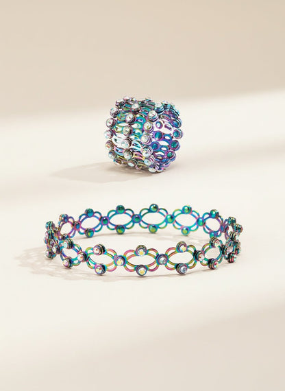 Prism Transform Convertible Ring Bracelet - Myglova