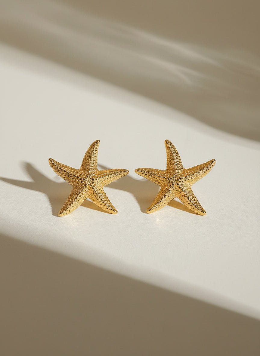 Serene Starfish Stud Earrings - Myglova