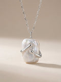 The "Eternal Embrace" Square Baroque Pearl Necklace - Myglova
